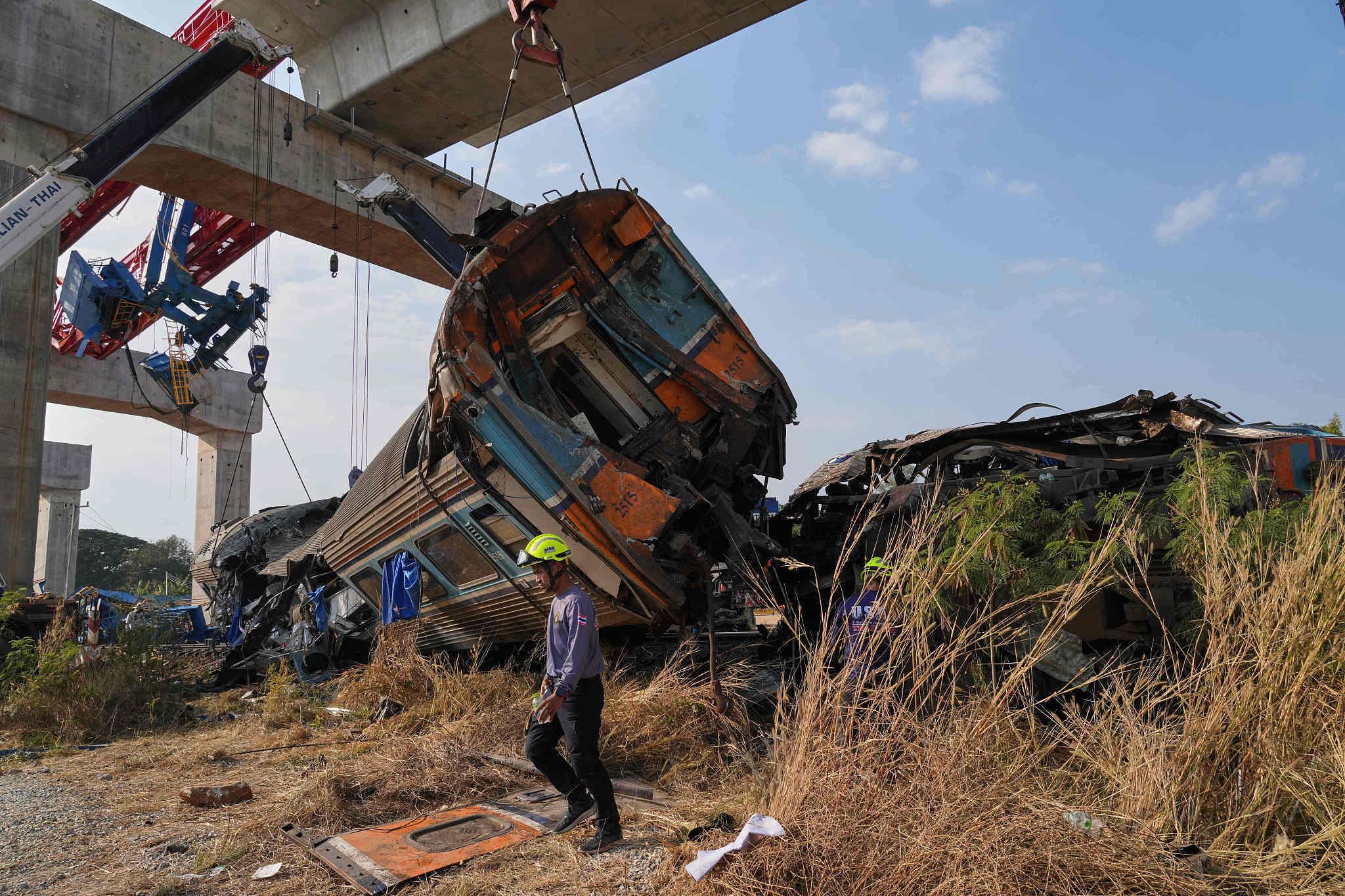 泰国在建铁路事故死亡人数升至29人