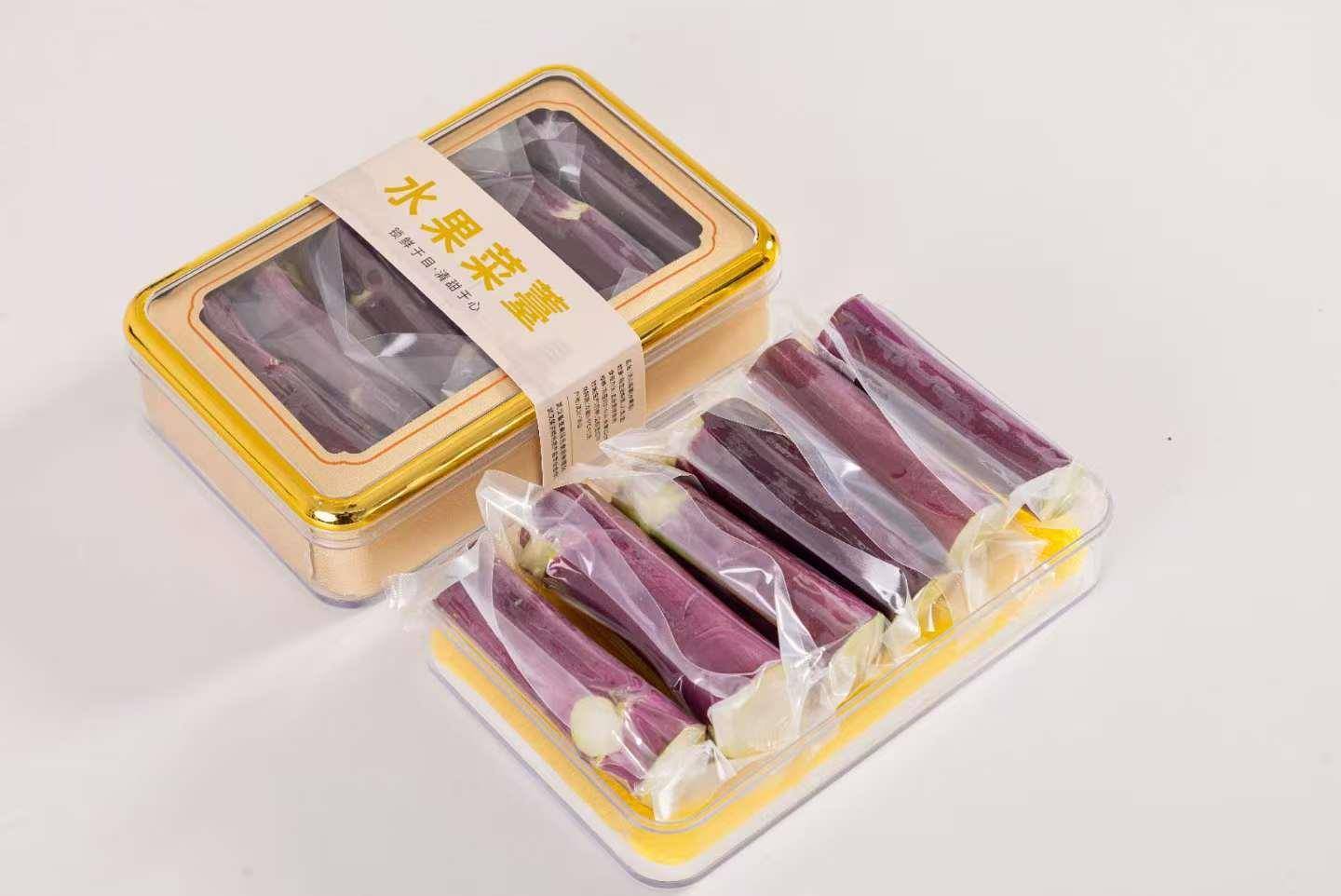  洪山菜薹“跨界”成水果？武汉特产店推出可生吃菜薹