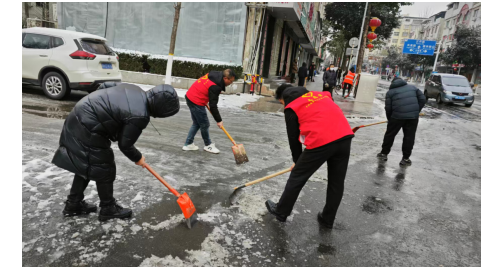 安陆以雪为令，文明实践暖人心