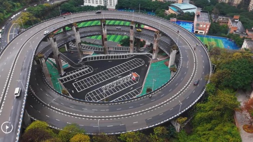  8D magic city turns bridge underpass into parking gem