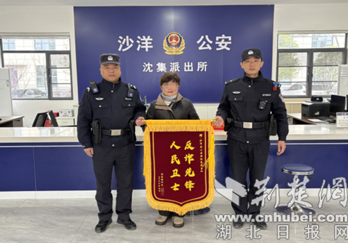 沙洋公安跨省追击，成功为群众挽损万余元