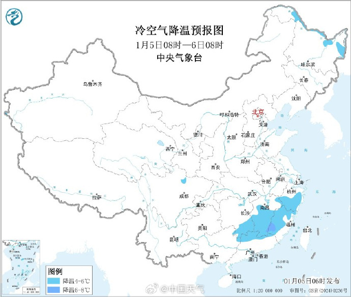 中部和东部地区大部分地区将持续高温，江南等