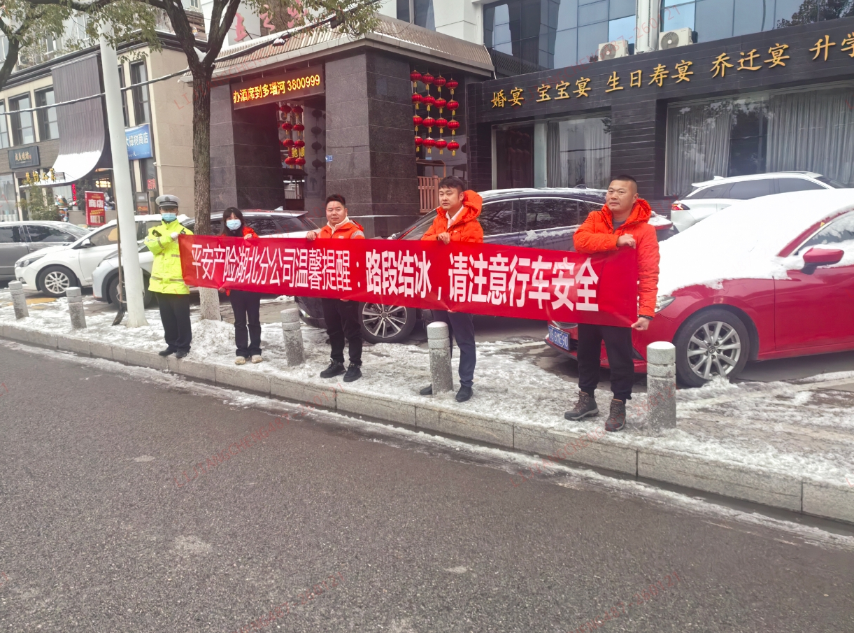 平安产险湖北分公司黄石中支风雪砺初心，保险践使命