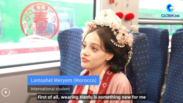 Spring Festival gala aboard a moving train