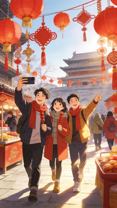 【新春走基层】万象AI记丨春节档文旅，既是风景又是年味