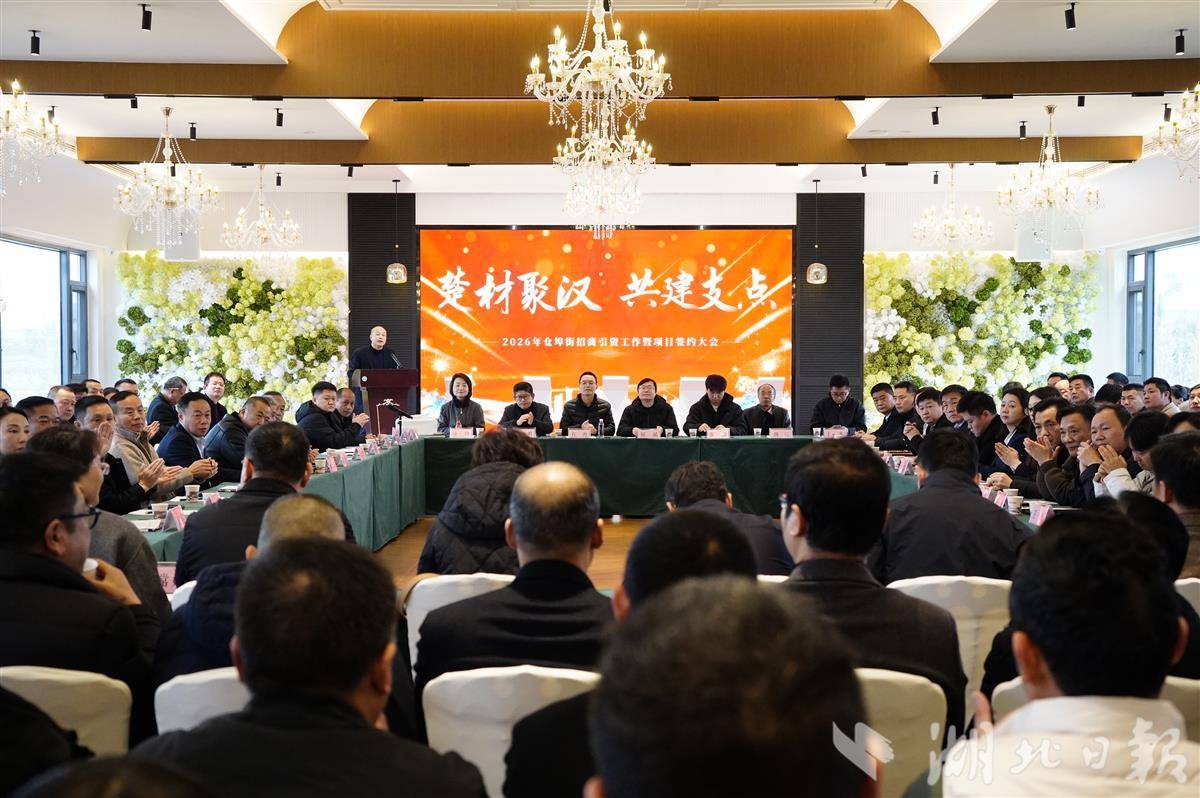 长江新区仓埠街道新春招商“开门红”：8个项目集中签约总投资30亿元