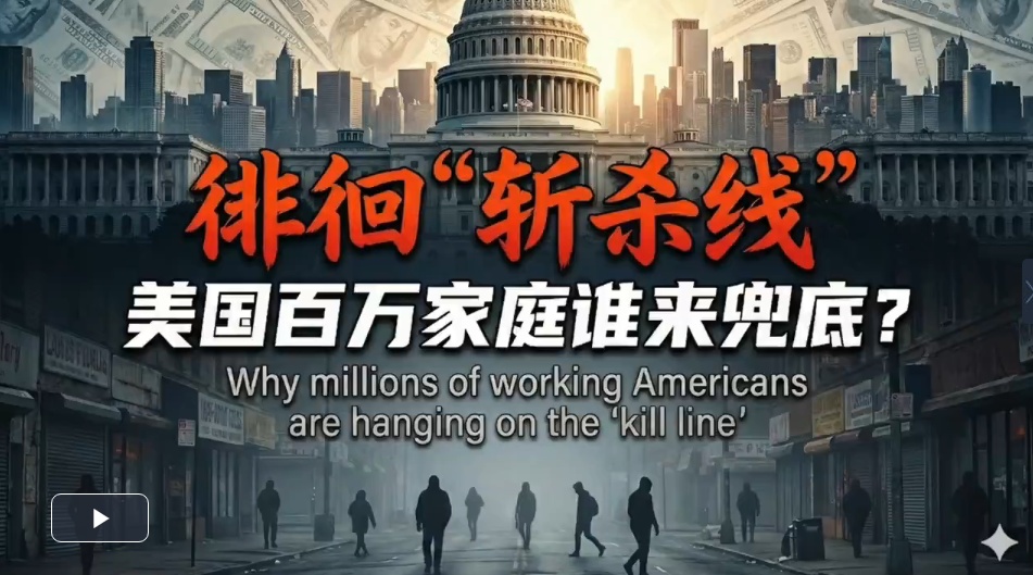  徘徊“斩杀线”上，美国百万家庭谁来兜底？