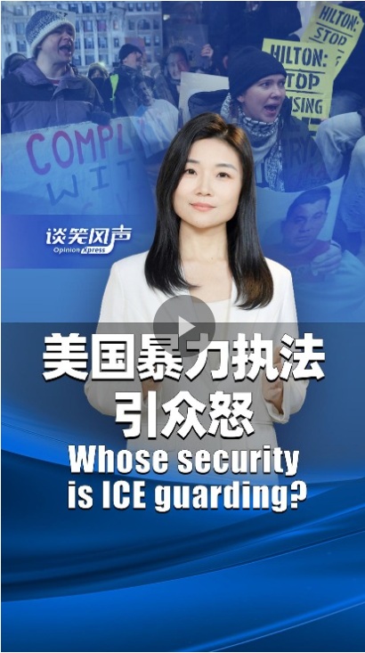 Whose security is ICE guarding?