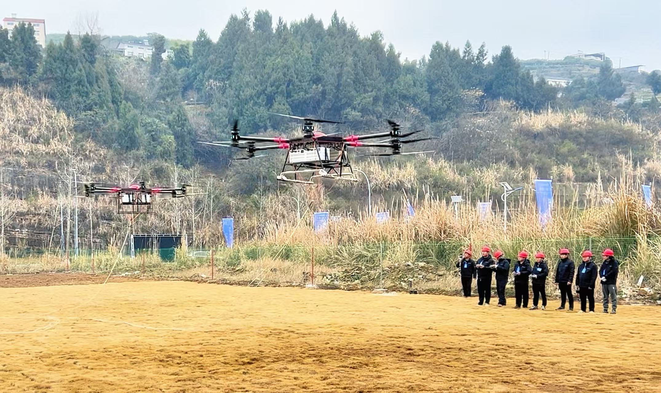 重磅首发！夷陵低空领域再添300KG级“空中力量”