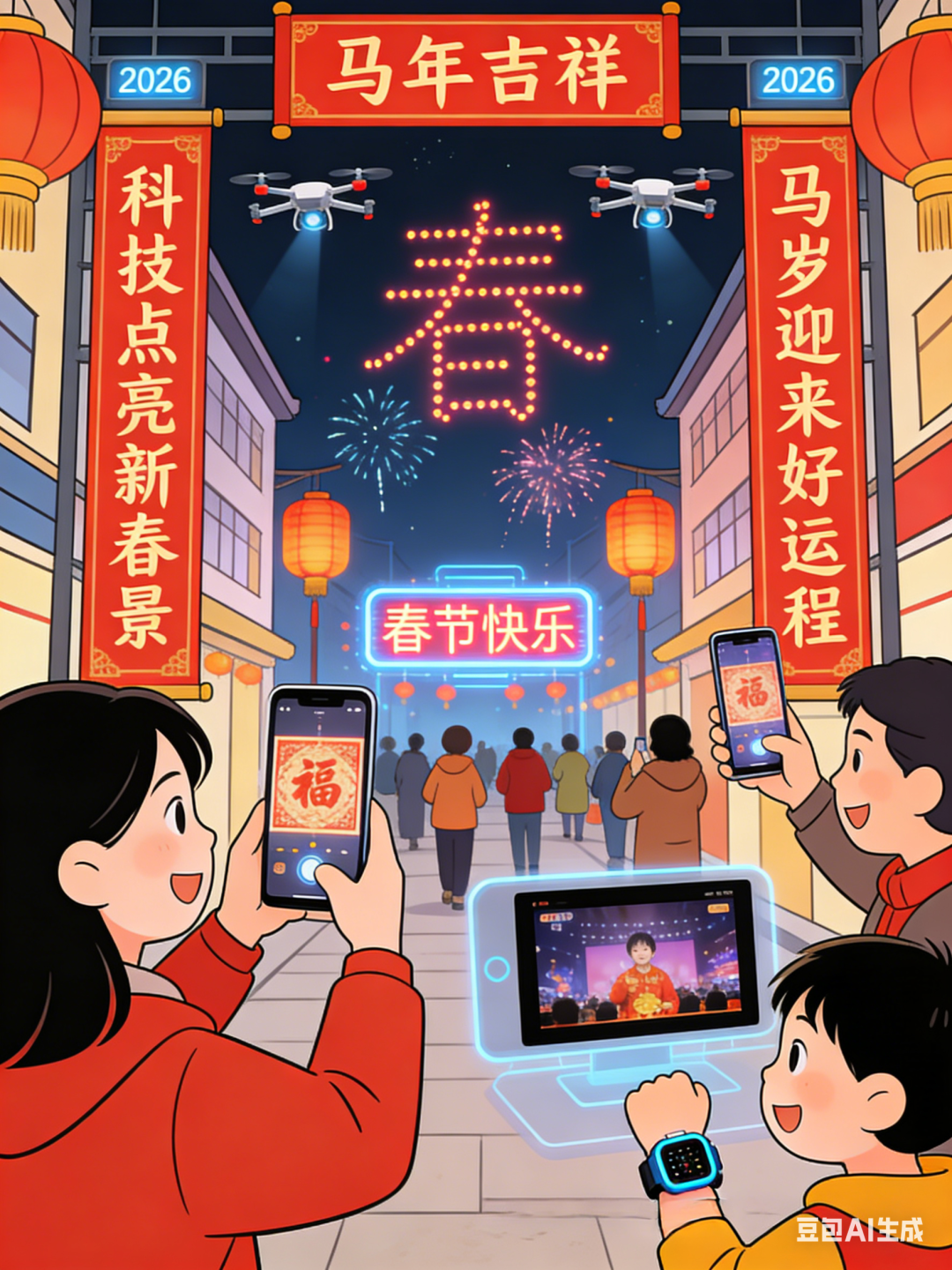  经济热点快评｜这个春节，很“赛博”！