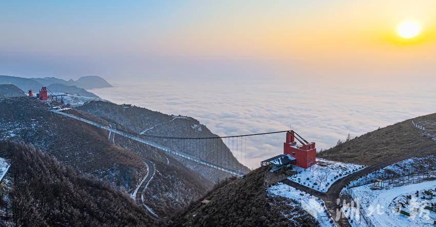 当冰雪遇见云海，夷陵百里荒的冬日诗行
