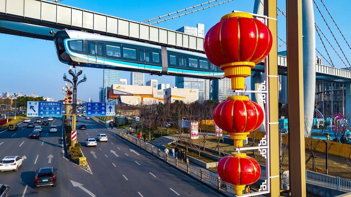 光谷空轨2025年总客流超150万人次