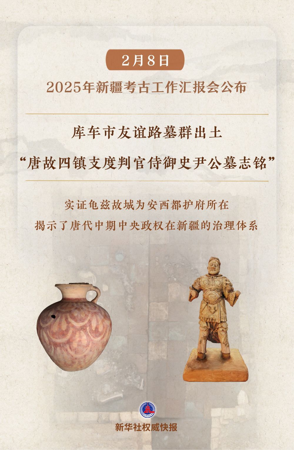  实证唐代中央政权有效管辖治理新疆 库车市友谊路墓群考古新发现