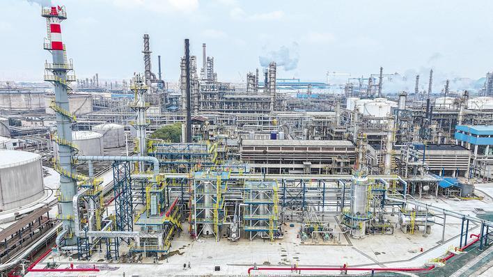 中韩石化航煤加氢装置 投产成功
