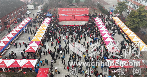  钟祥市双河镇：立春赶大集 红火迎新年