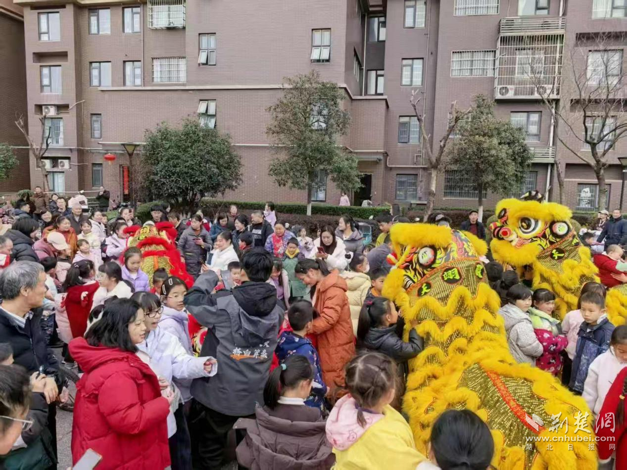 武汉嘉信物业将民俗表演引入社区 业主家门口“闹”元宵