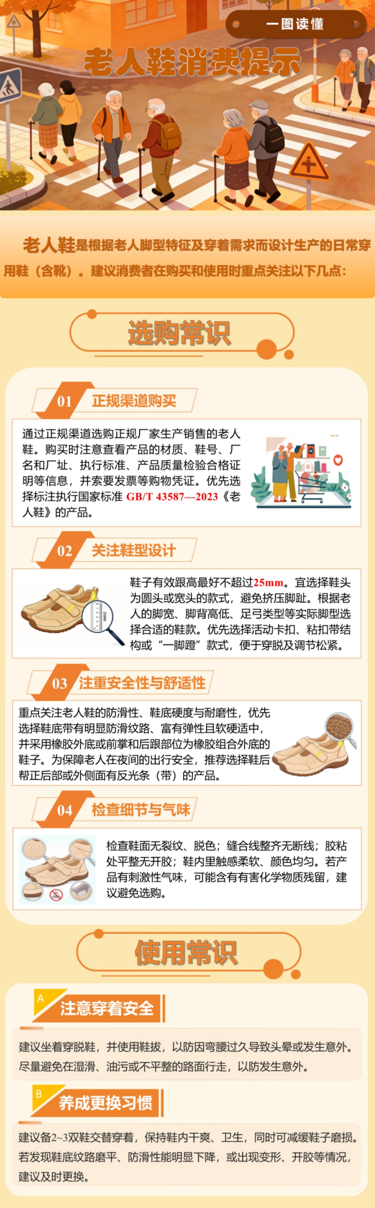 老人鞋和婴幼儿背带（袋）怎么选？这份提示一次说清
