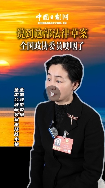 台籍全国政协委员陈小艳：民族团结进步促进法草案为岛内少数民族带来希望