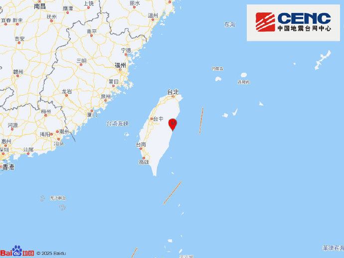 台湾花莲县发生5.3级地震