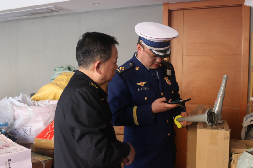  洪湖消防联合市场监管部门开展“3·15”消防产品质量监督专项检查