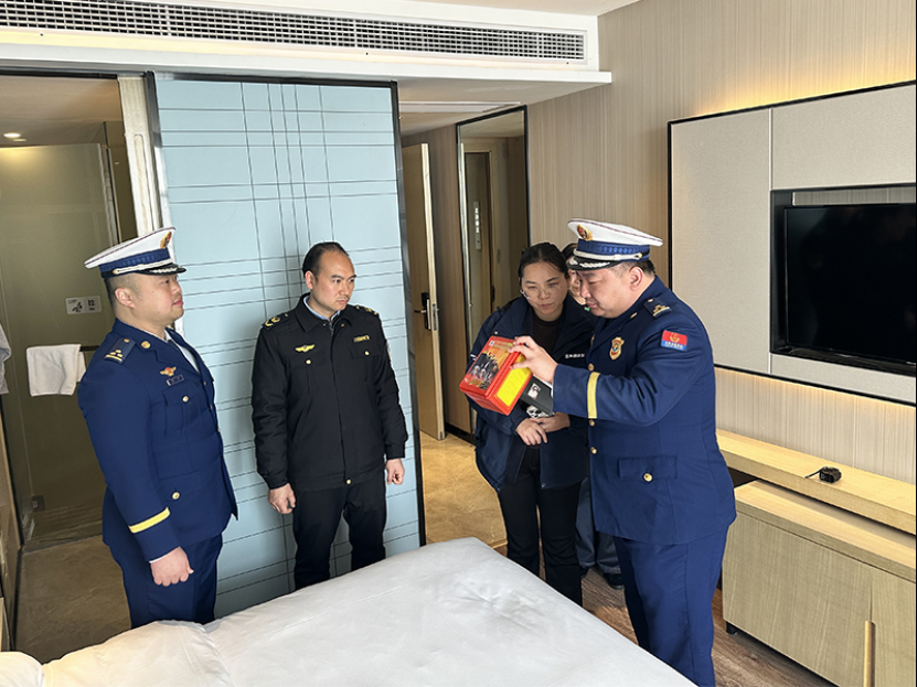 荆州市经开区消防联合市场监管部门开展消防产品专项检查