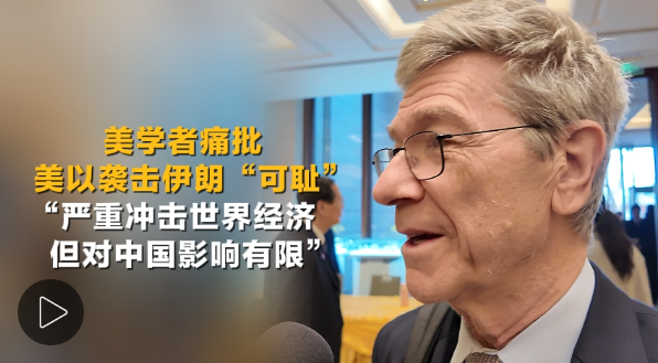  美学者批美以袭击伊朗“可耻”：或引发全球性经济危机