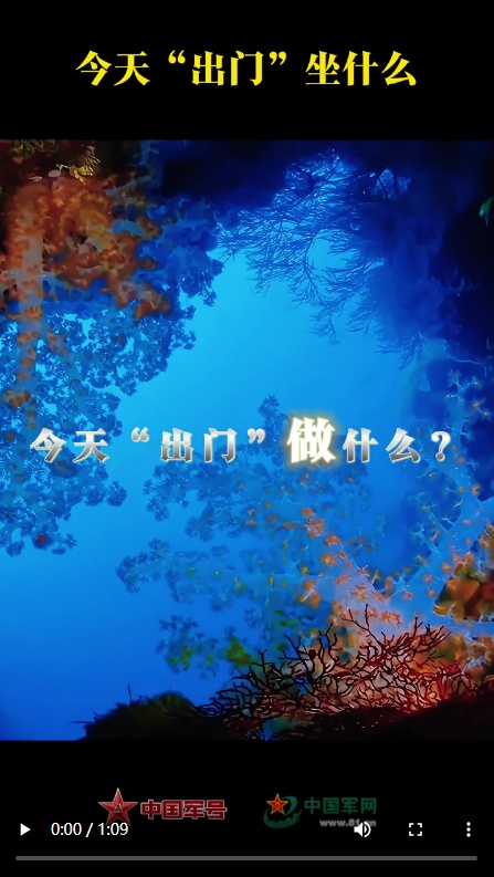 今天出门“Zuò”什么？来自人民海军的安全感！