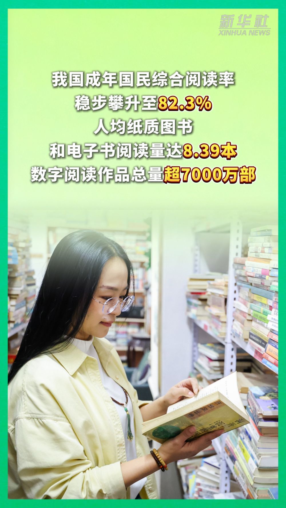  以数观势｜悠悠书香 全民阅读新图景徐徐展开