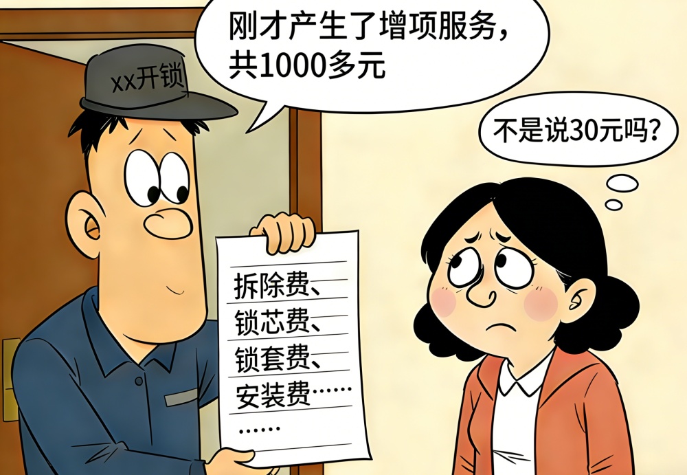 电话里说好30元，最后收了1000多！遇到这种套路，请立即报警→