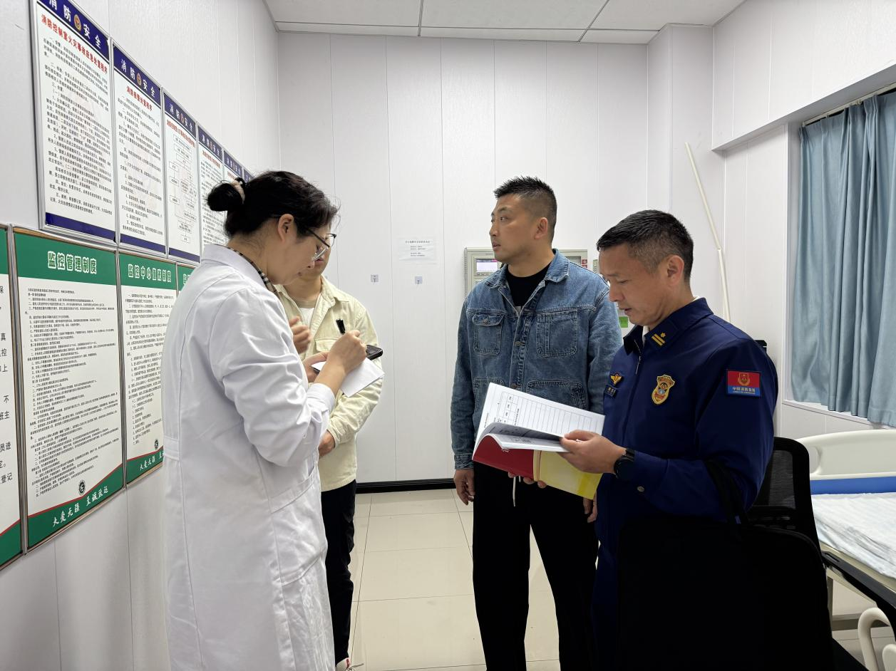 荆州区消防救援大队开展医疗机构消防安全专项检查