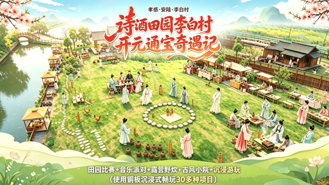  五一远离喧嚣！打卡安陆李白村，沉浸式当一回唐朝闲人