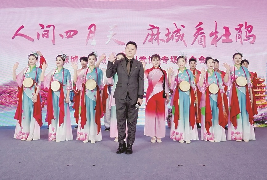 人间四月天 麻城看杜鹃 麻城全域大文旅专场推介会走进武汉