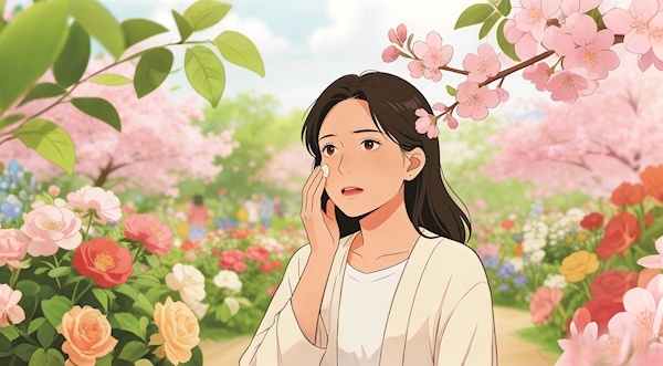 清明踏青赏花当心过敏 女子自行涂药膏后脸肿成“包子”