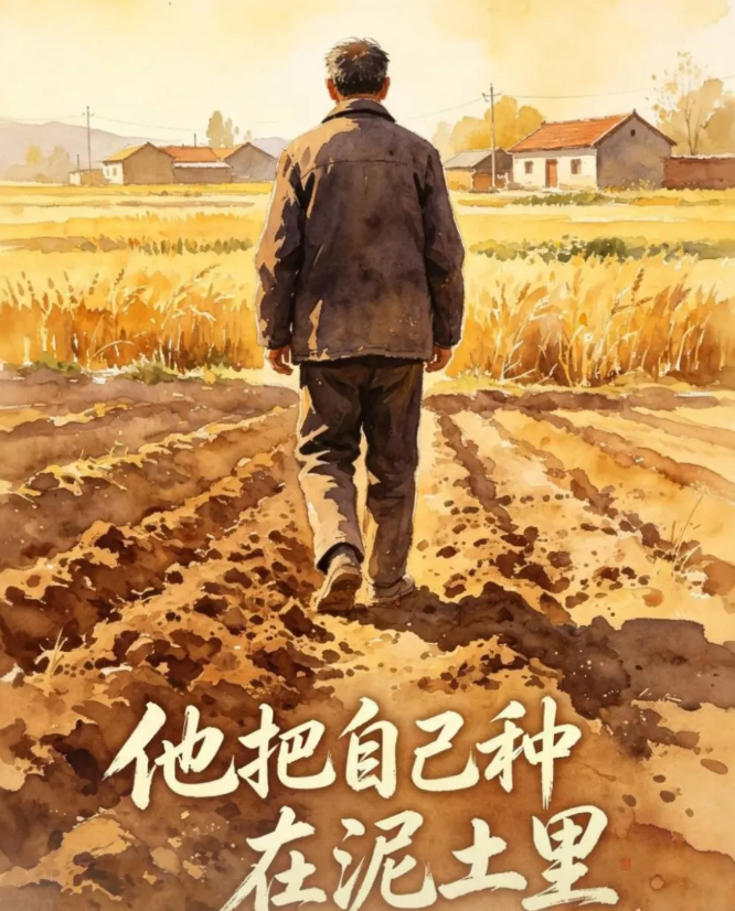 他没走，他化作了洲头那顶天立地的松！