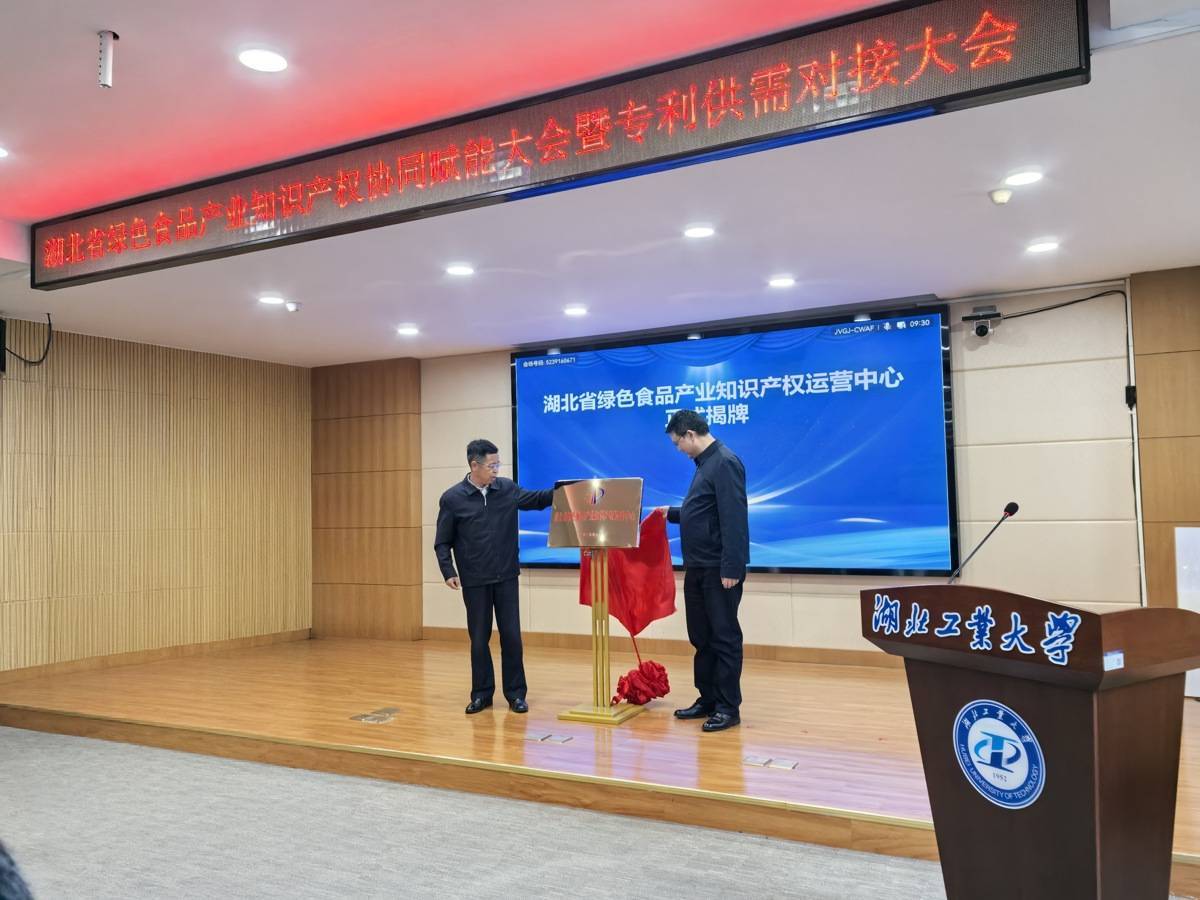 全省首个绿色食品知识产权运营中心落户洪山 近4000万元专利成果落地