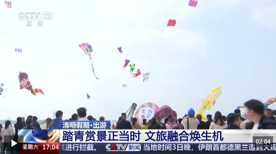 放风筝、观海鸥……清明踏青尽享春日勃勃生机