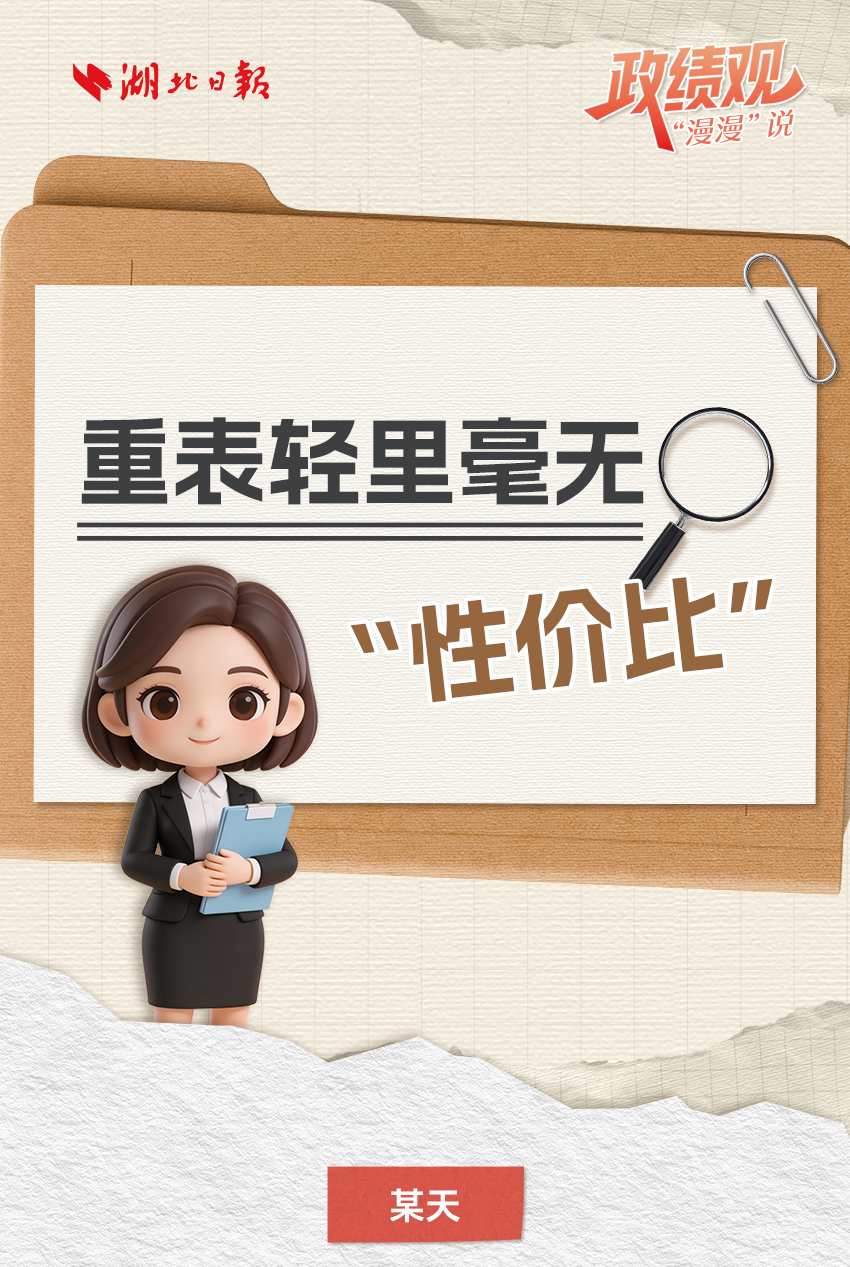 政绩观“漫漫”说⑧丨重表轻里毫无“性价比”