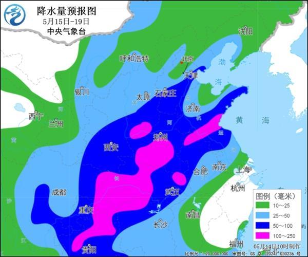  中东部大范围降雨波及十余省份 专家：华北等地降雨强度同期少见