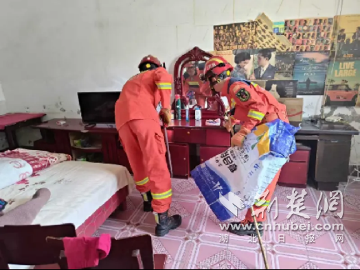 居民家中蛇出没！沙洋公安联动消防快除隐患