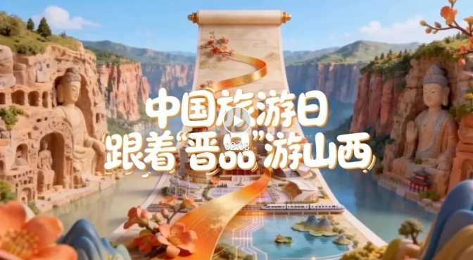 AI动画丨中国旅游日，跟着“晋品”游山西