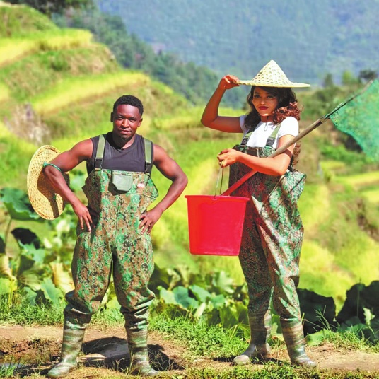  In China's countryside, a Nigerian student found more than a story