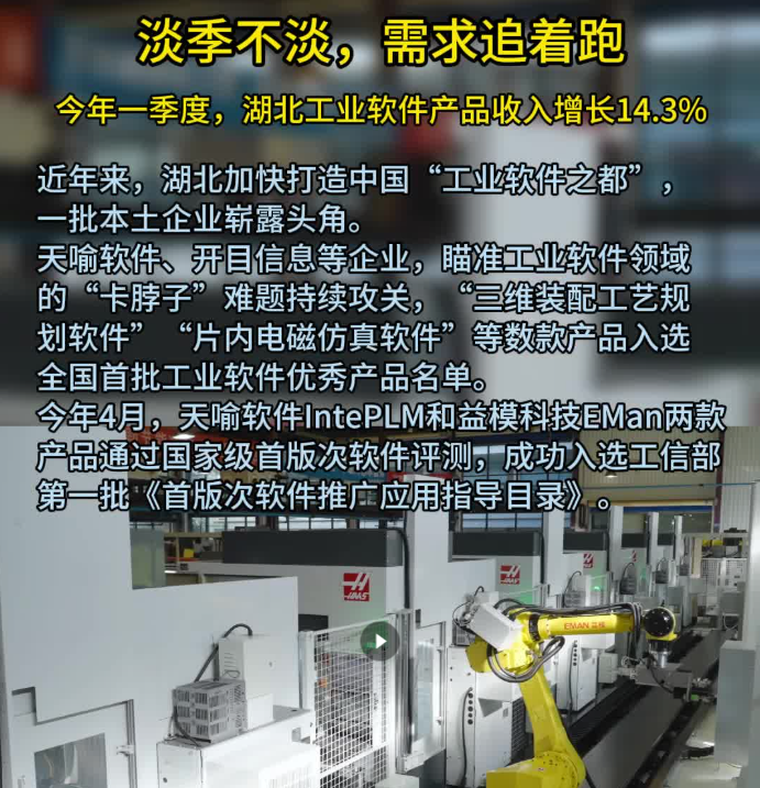 淡季不淡成常态，湖北工业软件产品需求全年在线