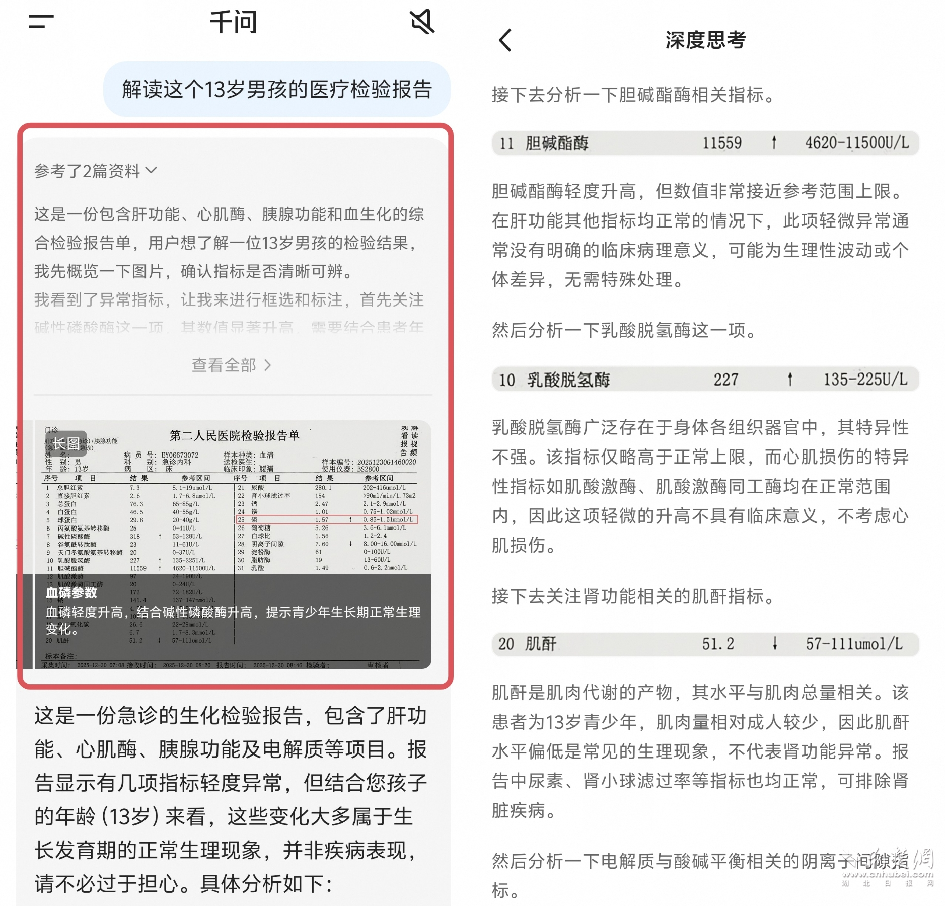  千问“拍照问健康”升级：像医生一样边看图边推理