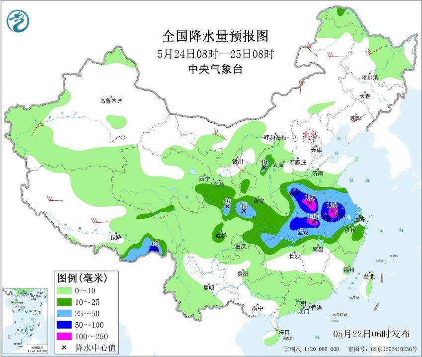  致灾风险更高！23日夜间至26日湖北将迎新一轮暴雨及强对流天气