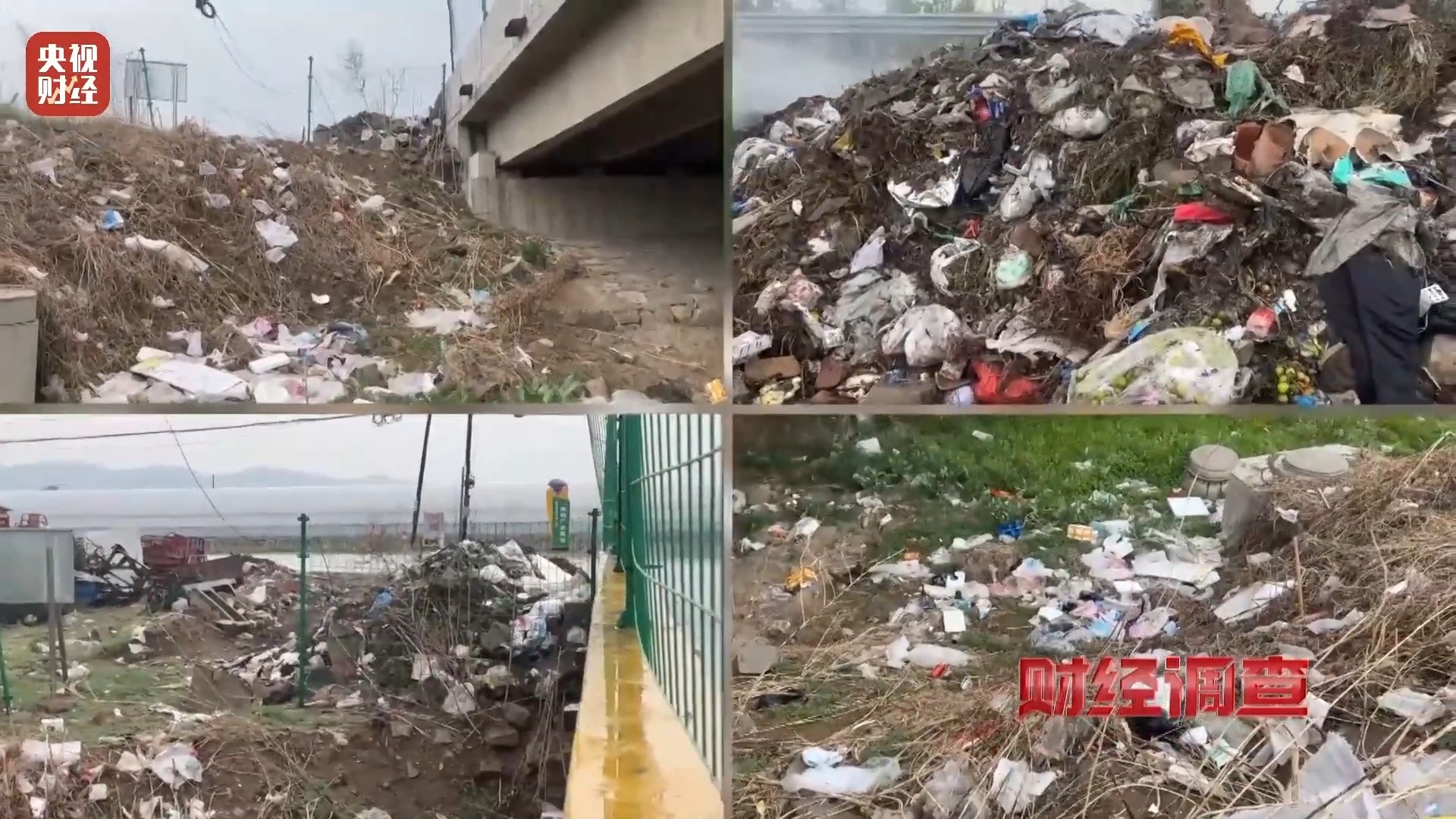 财经调查丨辽宁营口部分乡村河道沦为垃圾场 总台曝光乡村生态污染乱象