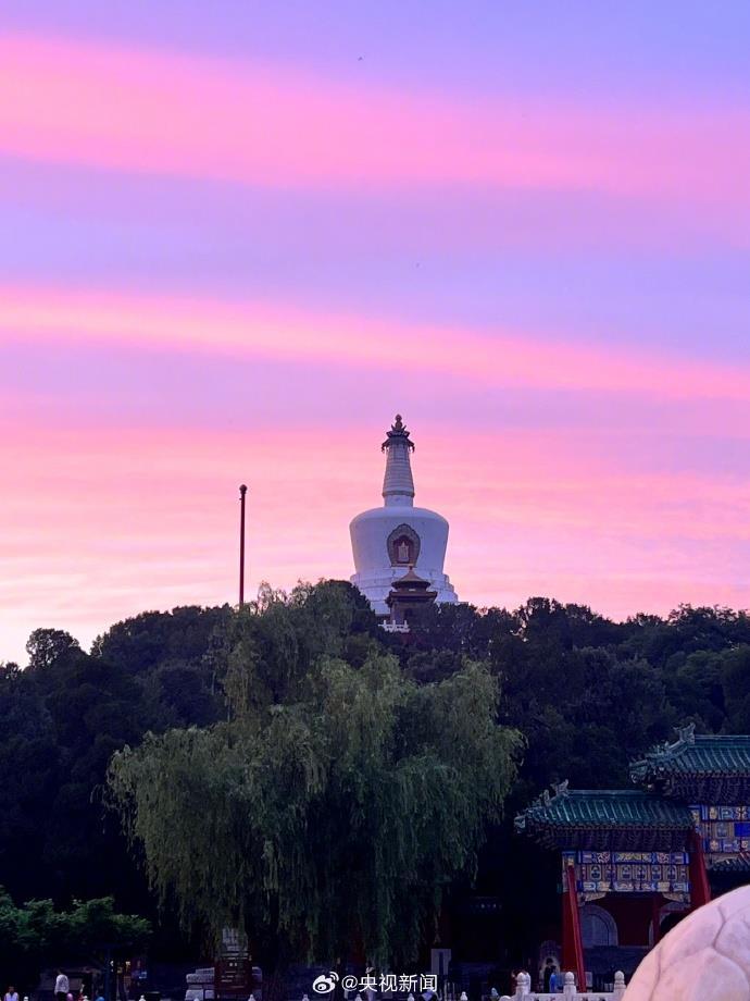  5月最后一天 北京现浪漫晚霞