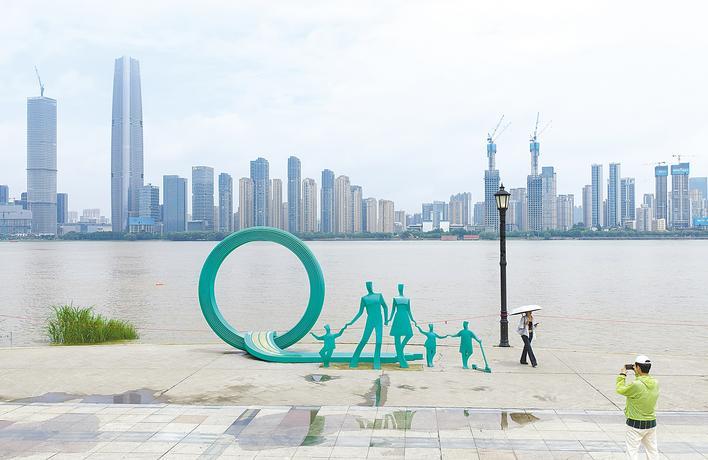 长江武汉段水位持续上涨