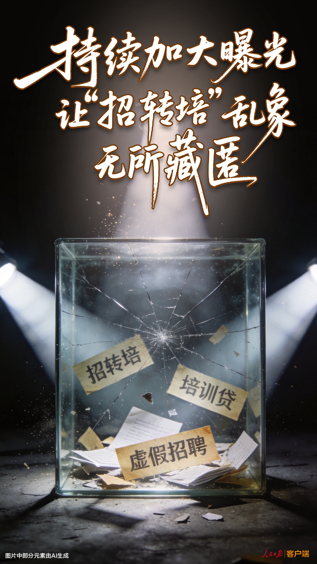 持续加大曝光,让“招转培”乱象无所藏匿