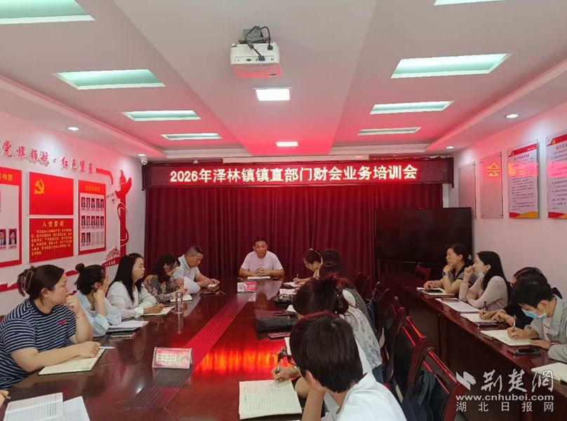 鄂城区泽林镇开展财政财会人员业务培训会