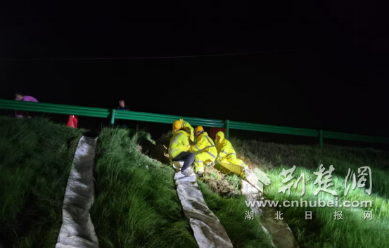 钟祥：雨夜鏖战架机组 全速排涝护民生